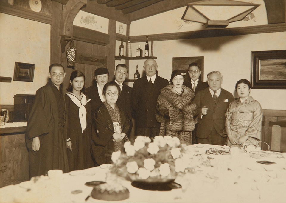 諏訪根自子留学送別会