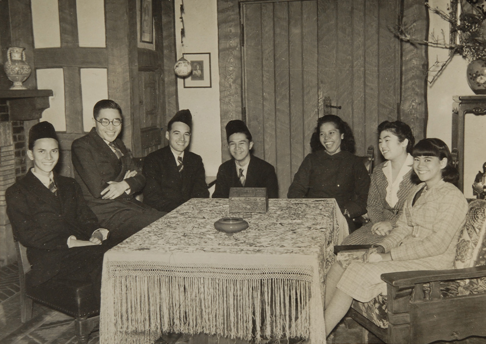 本邸に滞在した留学生たち２