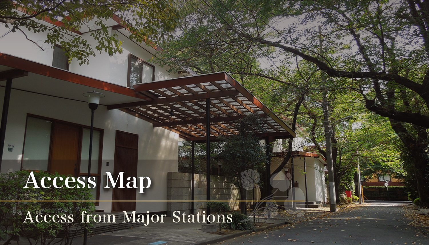 Access Map - Access From Major Stations