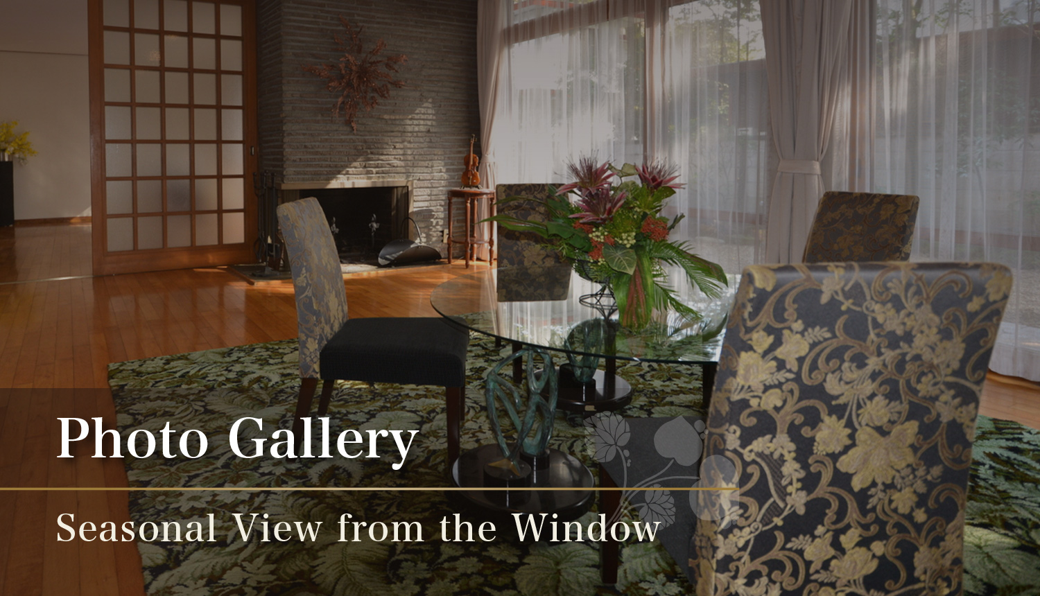 Photo Gallery Comforting Home with Beautiful Seasonal Views from Windows.